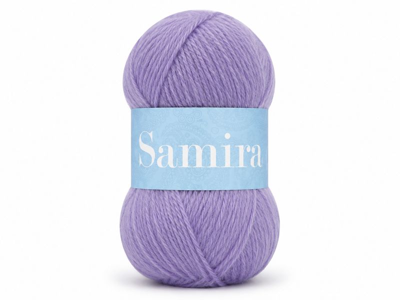 Falkgarn Samira, 100 gr - 216 Lila Falkgarn Samira, 100 gr - 216 Lila