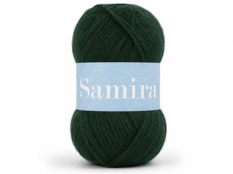 Falkgarn Samira, 100 gr - 201 Mossgrön Falkgarn Samira, 100 gr - 201 Mossgrön