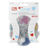❤️ Prym Love Jersey Tryckknappar 8 mm – 60 st i 6 färger