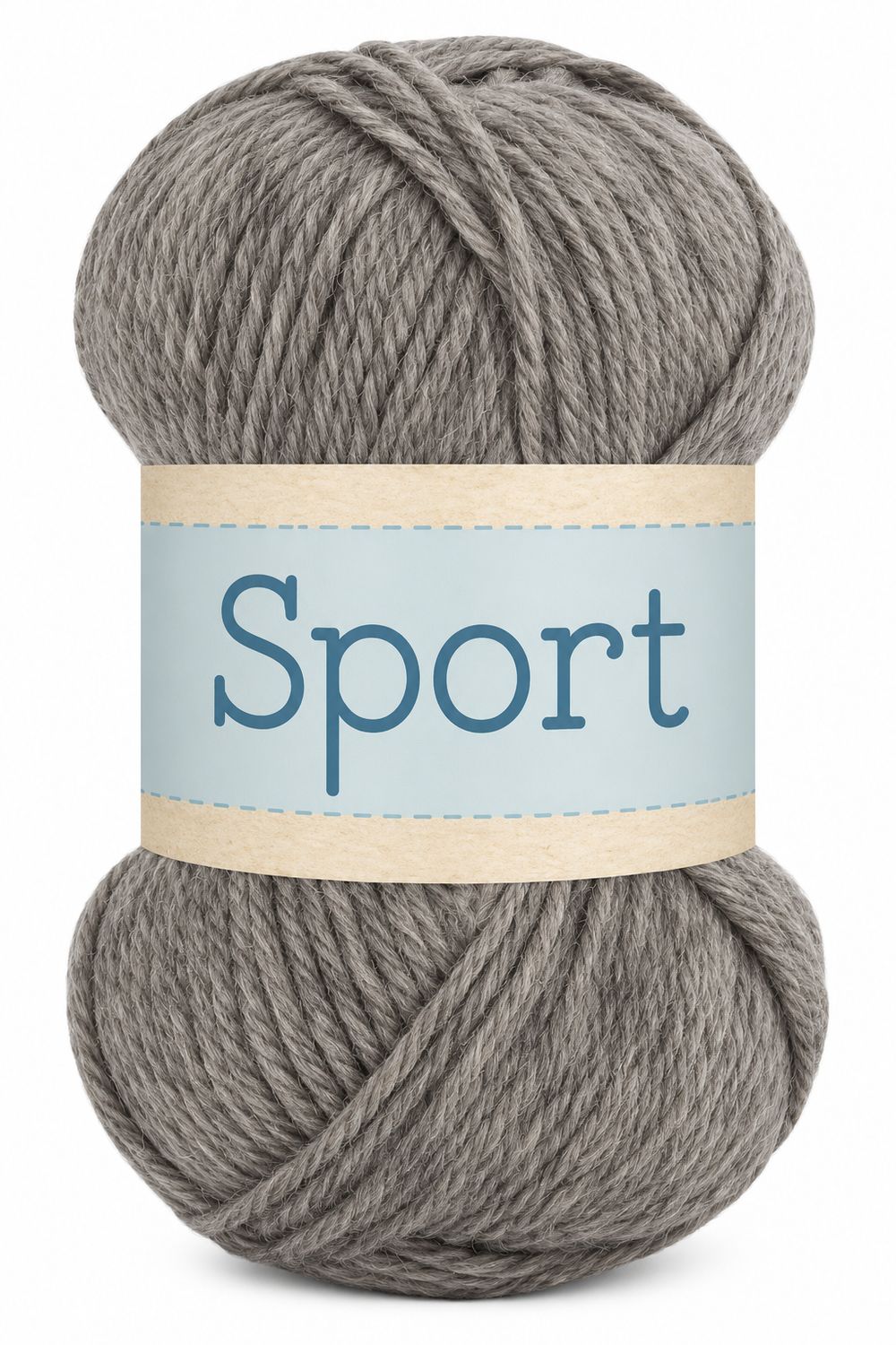🧶 Falkgarn Sport 100 g – 1017 Ljusgrå