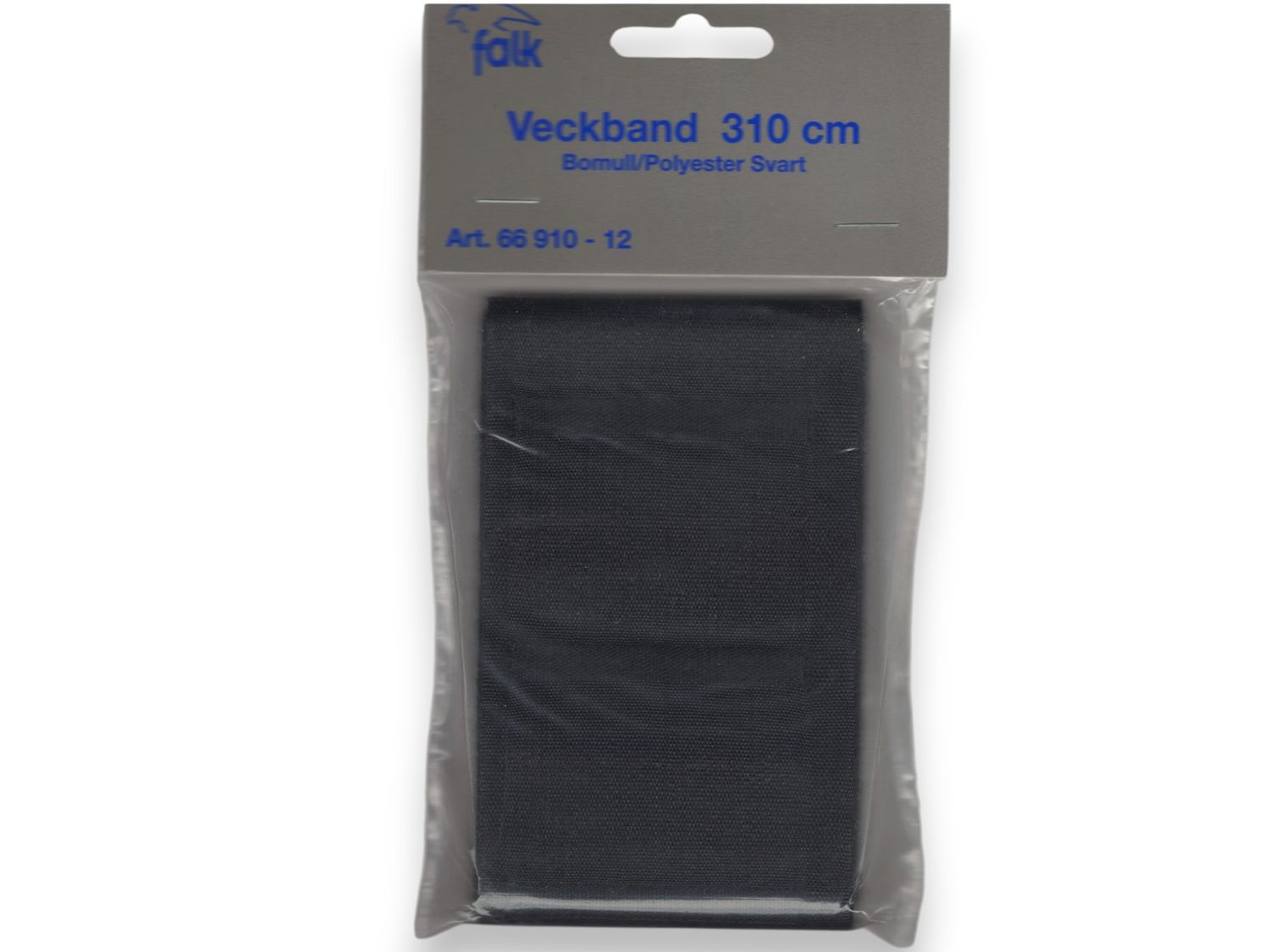 🪟 Falk Veckband 310 cm svart – för snygga gardinveck
