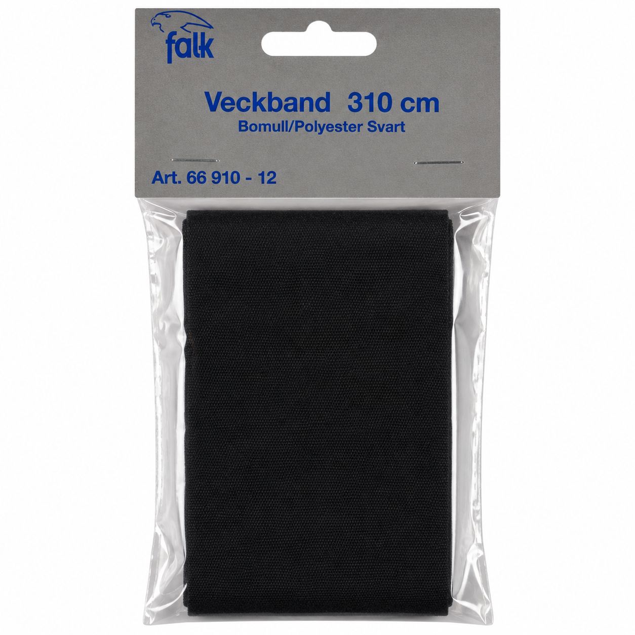🪟 Falk Veckband 310 cm svart – för snygga gardinveck