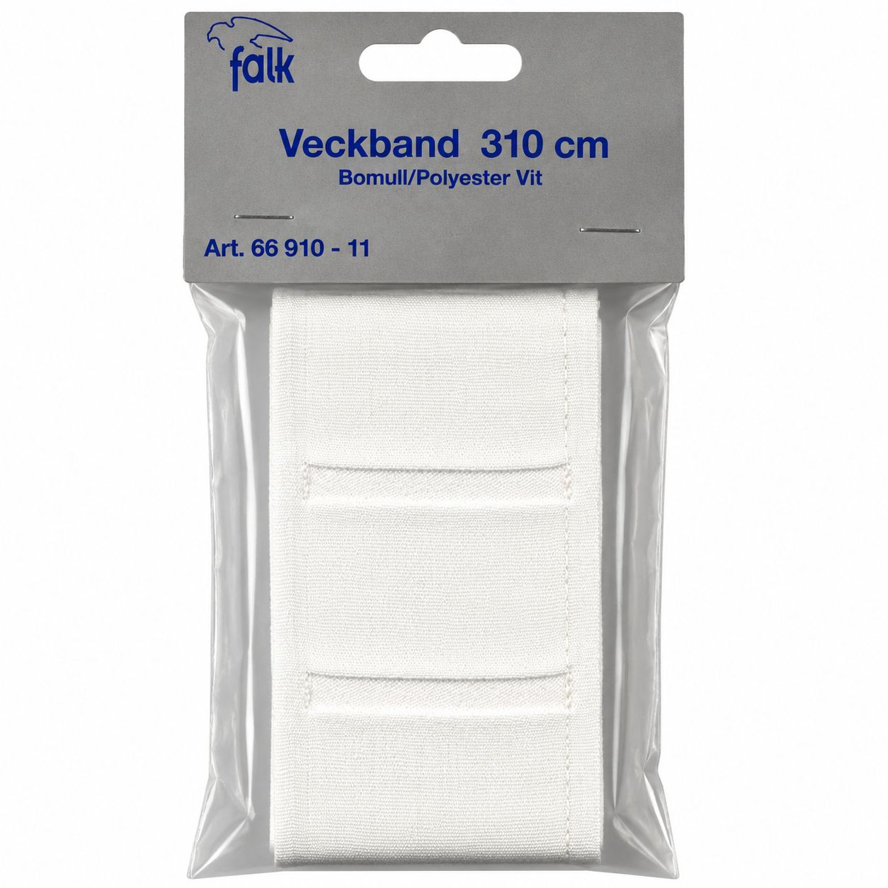 Falk - Folded band 310 cm - white