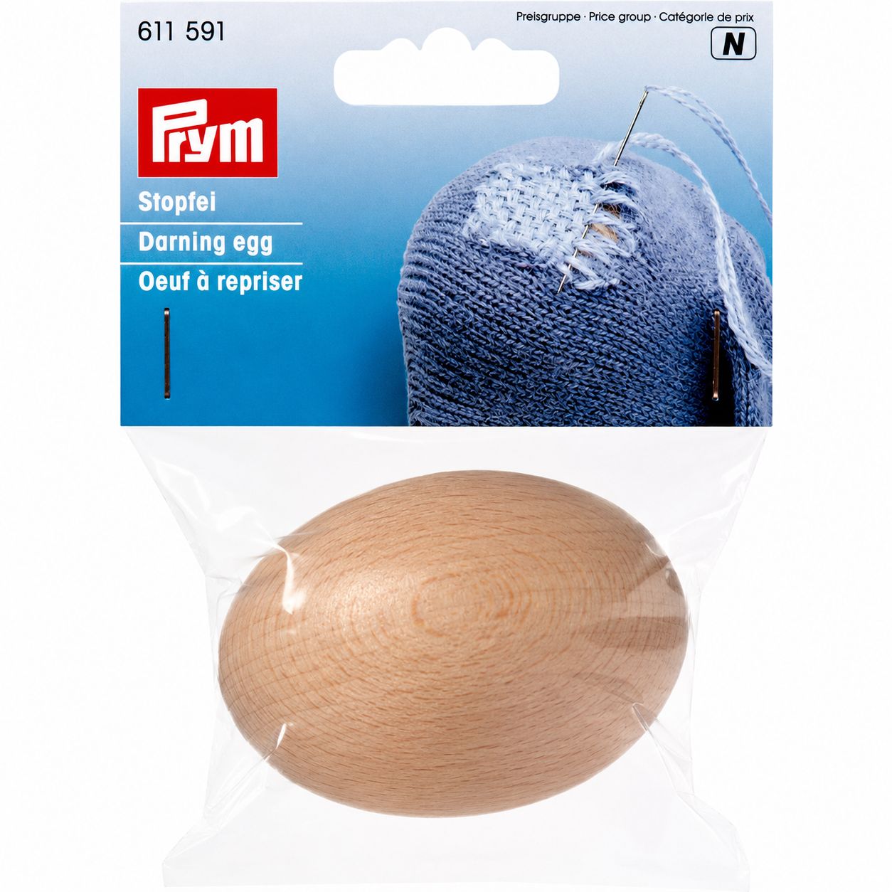🧶 Prym Stoppägg i trä