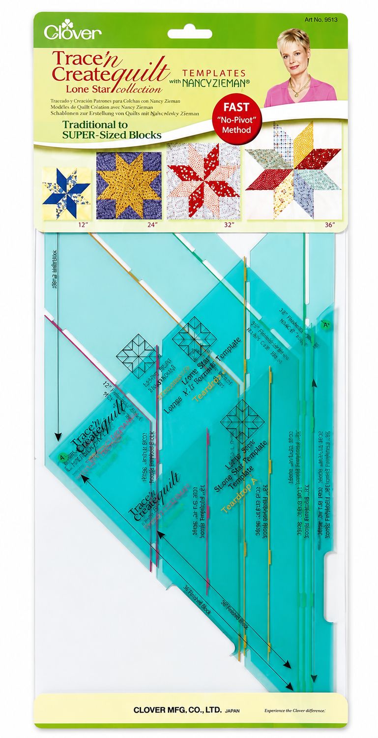 ⭐ Clover Trace 'n Create Quilt – Lone Star Collection