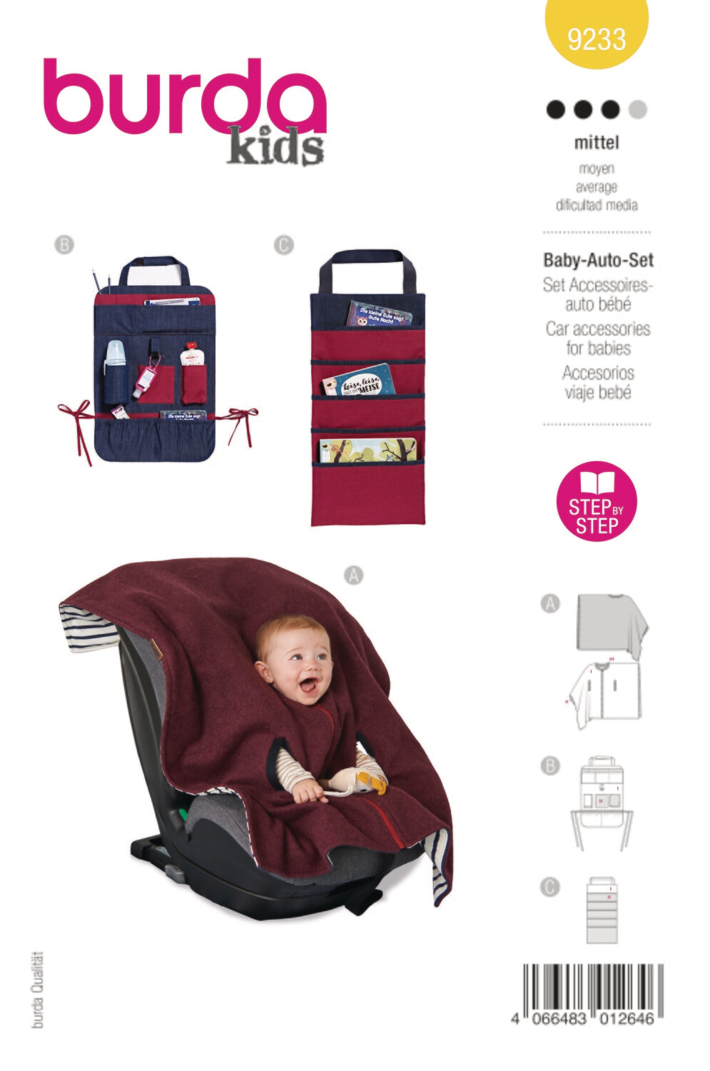👶 Burda Style 9233 - Baby Auto Set (stl 56–98)
