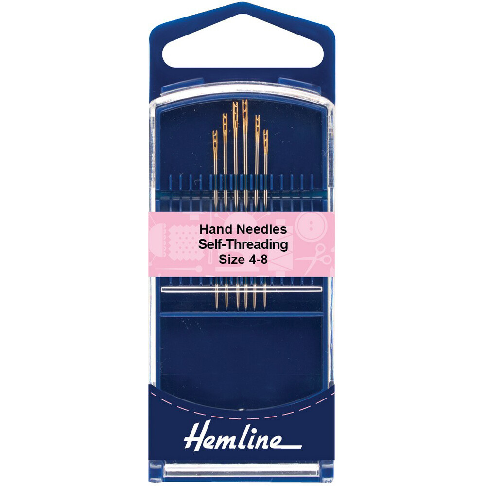 🧵 Hemline synålar Goldline blindnålar 4–8 – 6 st