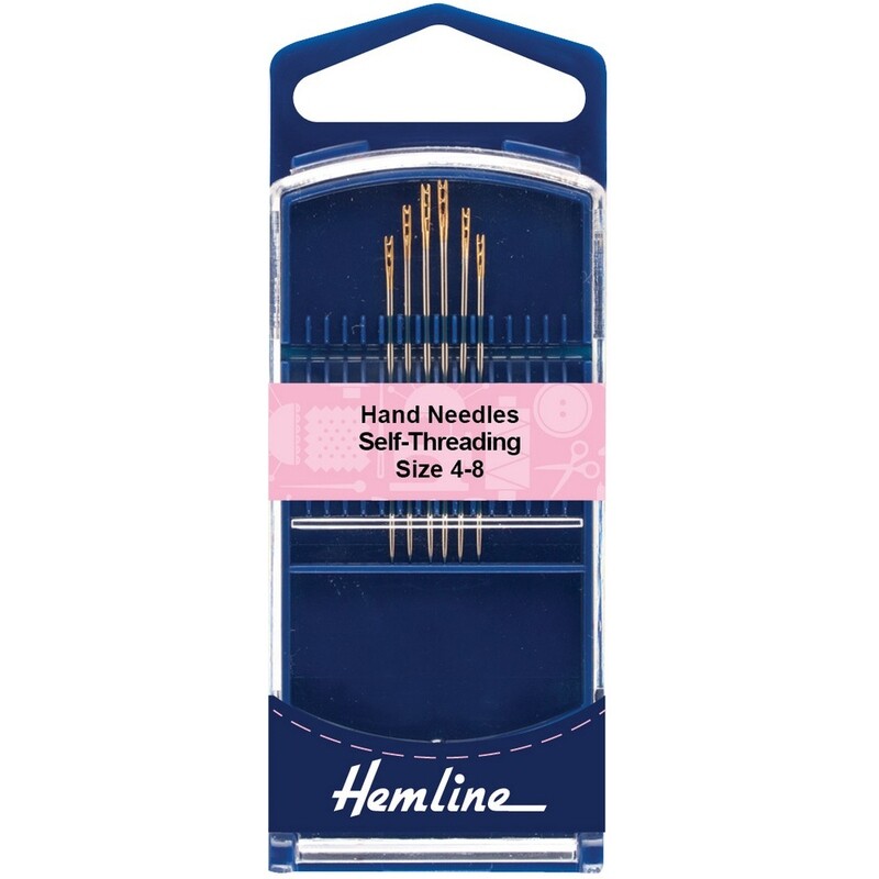 🧵 Hemline synålar Goldline blindnålar 4–8 – 6 st