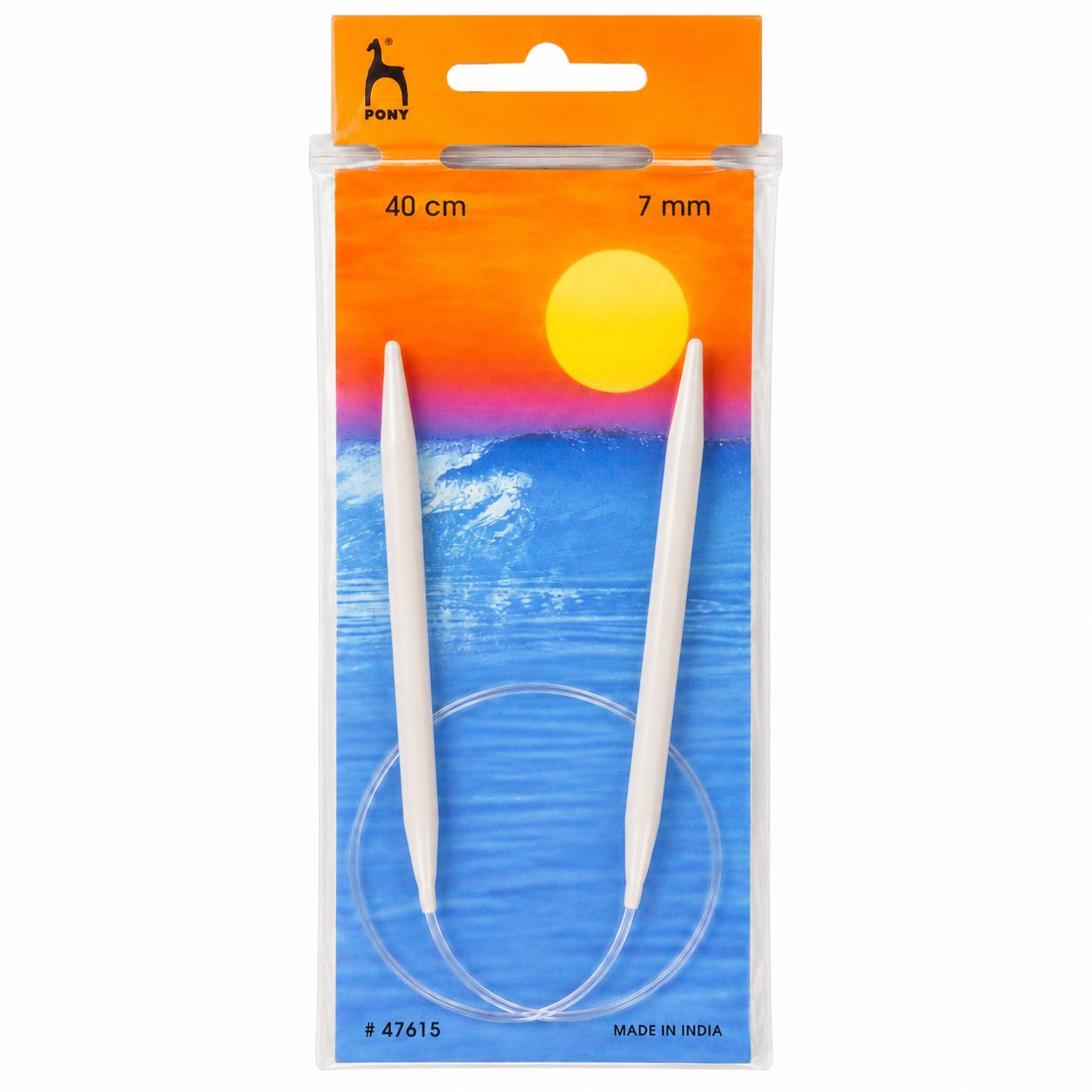 🧶 Pony Classic Rundsticka 40 cm – 7 mm