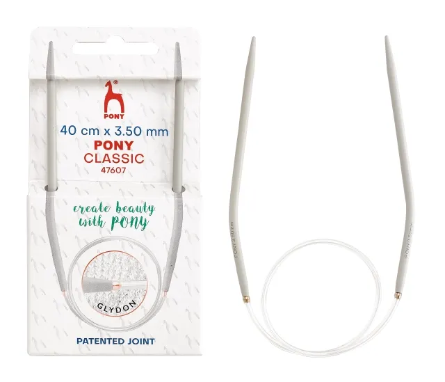 🧶 Pony Classic Rundsticka 40 cm – 3,5 mm – GLYDON