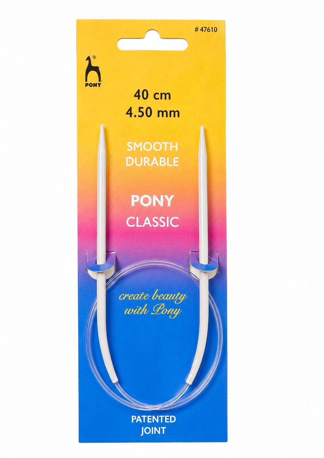 🧶 Pony Classic Rundsticka 40 cm – 4,5 mm