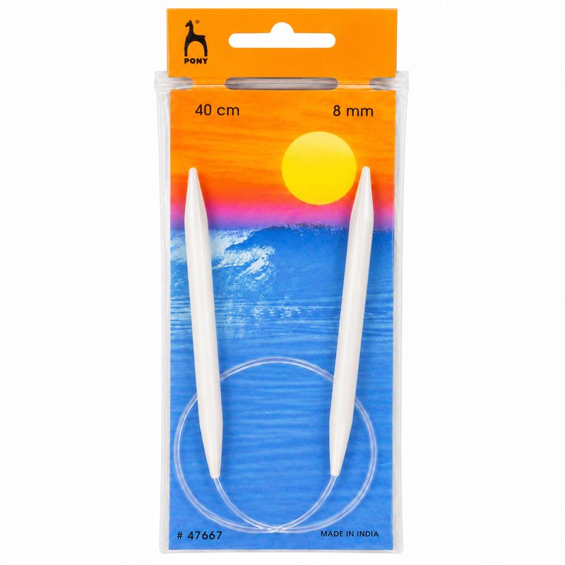 🧶 Pony Classic Rundsticka 40 cm – 8 mm