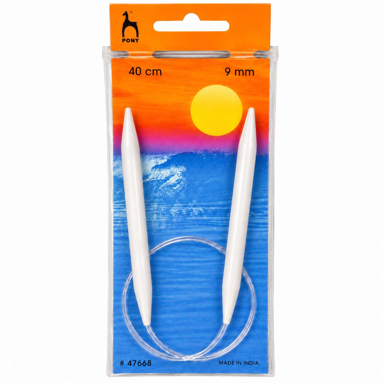 🧶 Pony Classic Rundsticka 40 cm – 9 mm