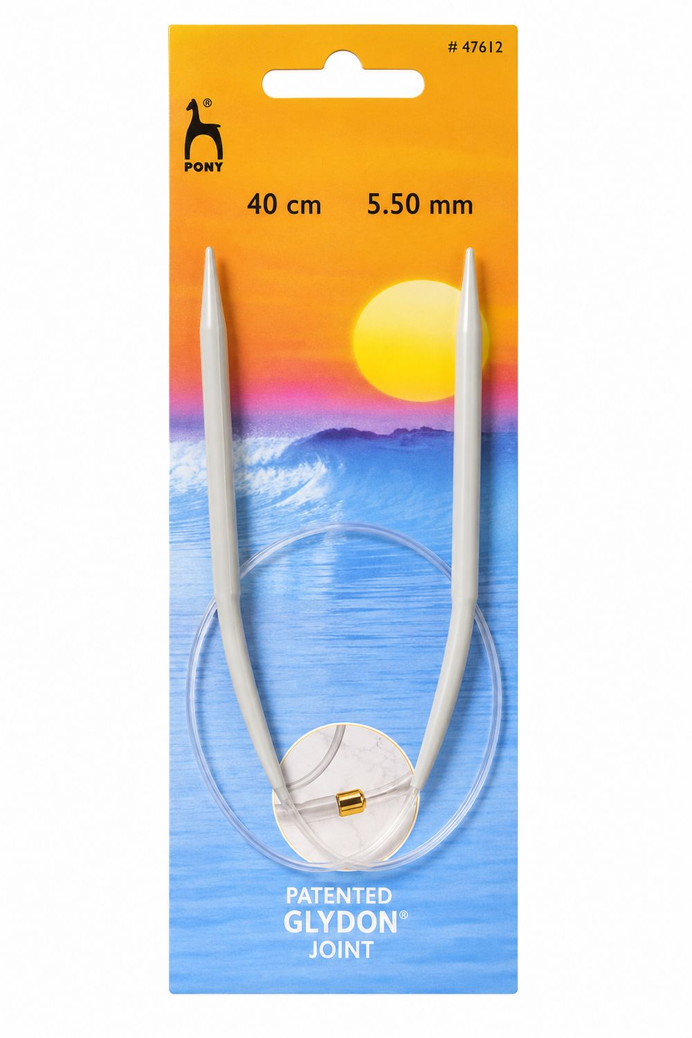 🧶 Pony Classic Rundsticka 40 cm – 5,5 mm – GLYDON