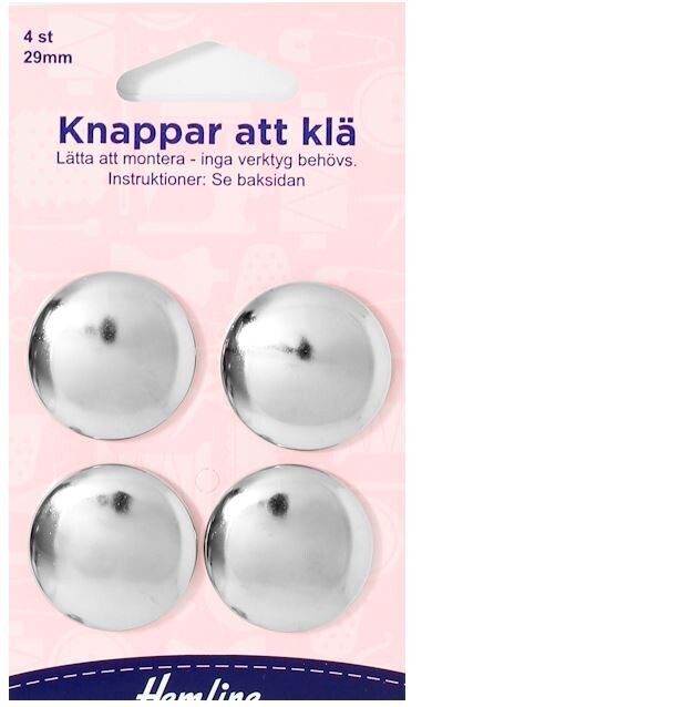 🔘 Hemline Knappformar 29 mm – 4 st