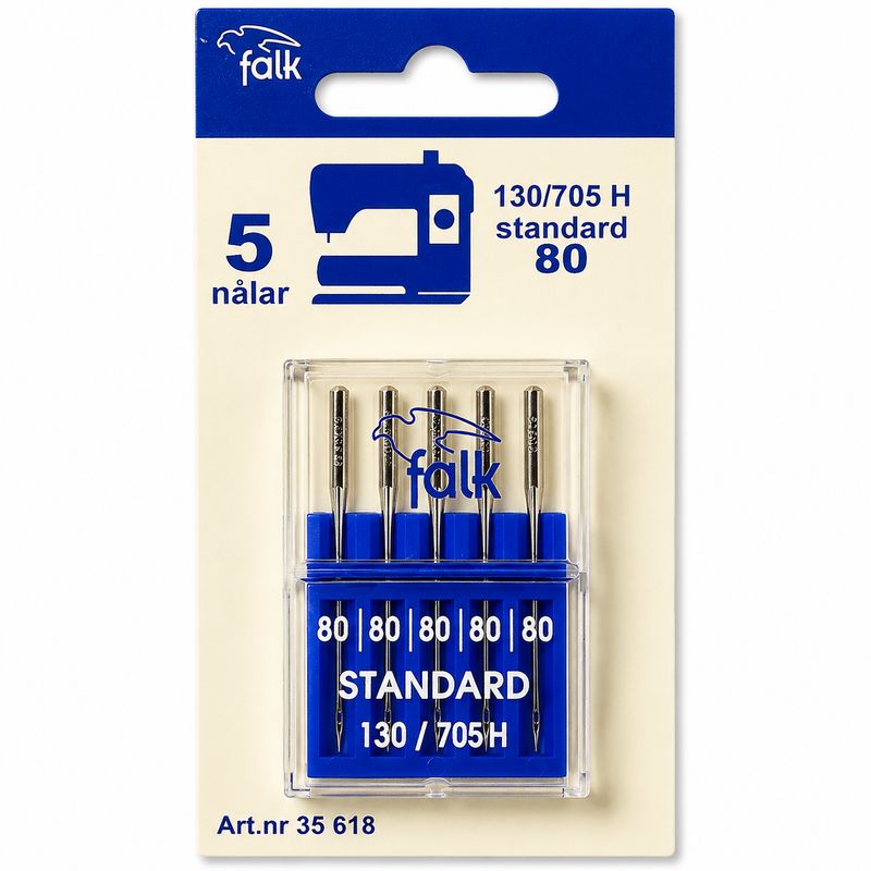 ​Falk Sewing Machine Needles Standard 80 – 5-Pack