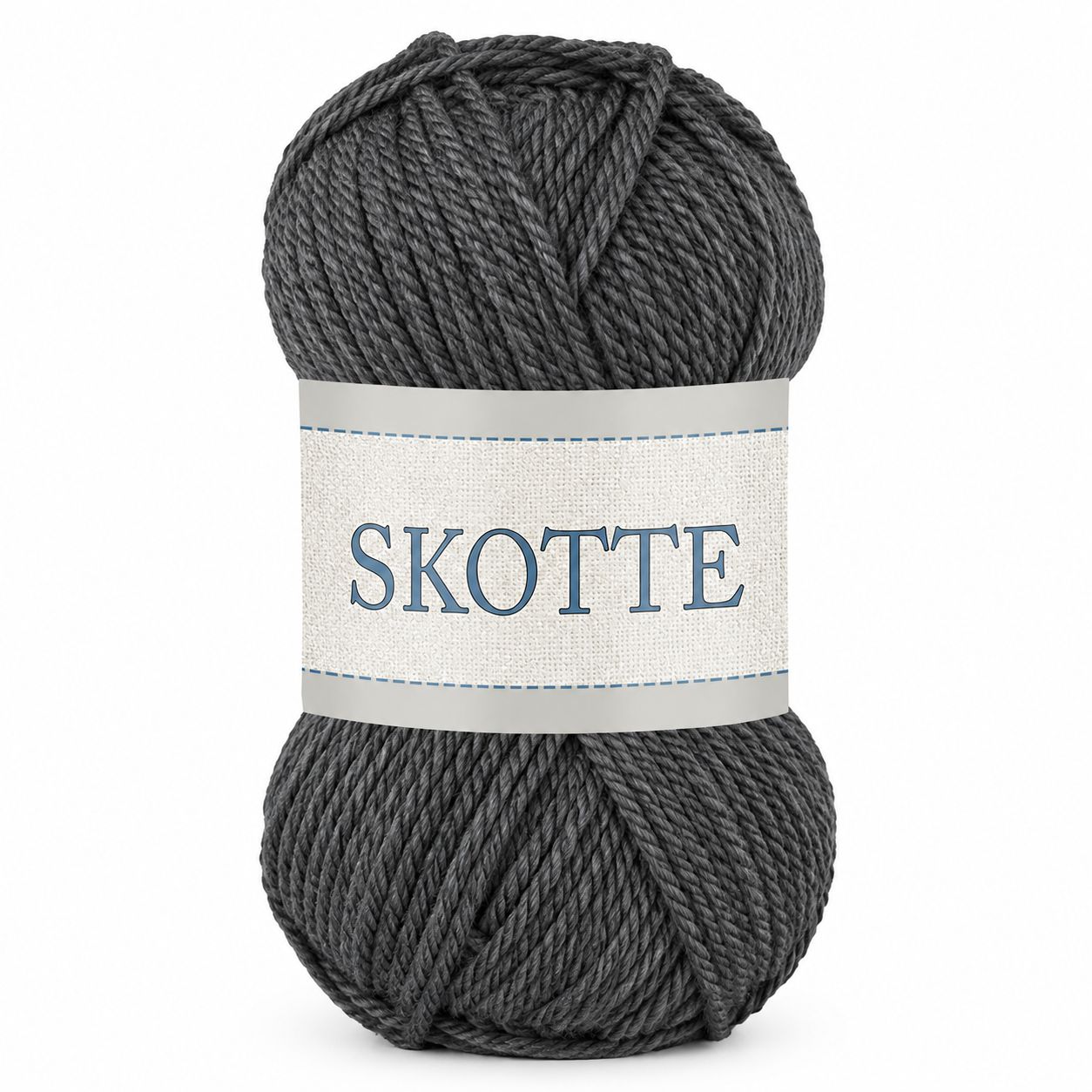 Falkgarn Skotte 871 Mörkgrå – Akrylgarn 50 g | Outlet