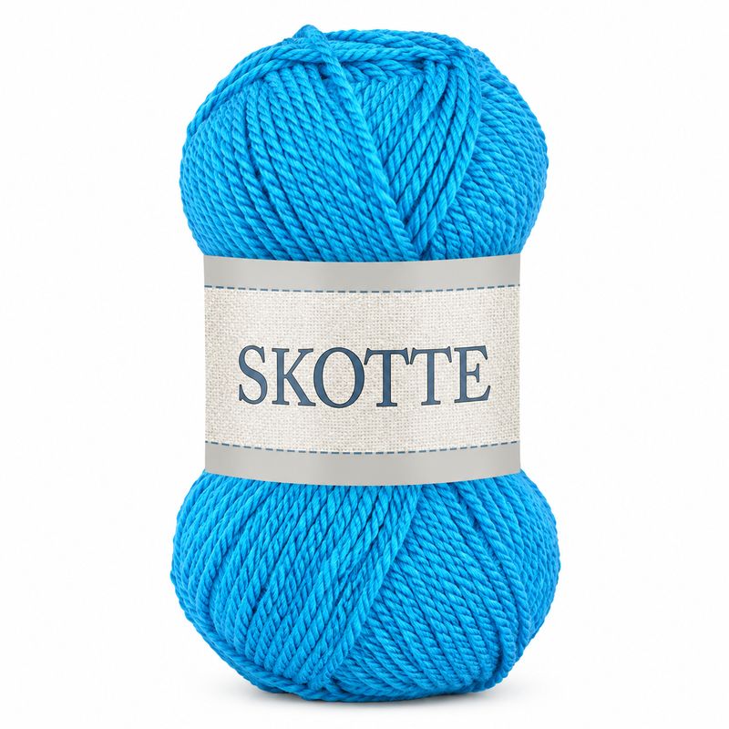 Falkgarn Skotte 874 Turkos – Turkosblått akrylgarn 50 g | Outlet