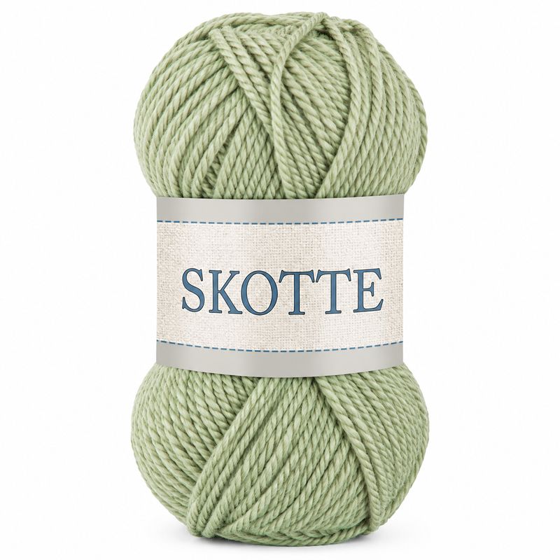 Falkgarn Skotte 869 Dimgrön – Akrylgarn 50 g | Outlet