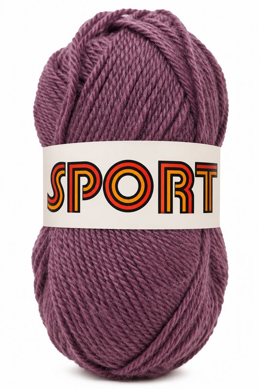 🧶 Falkgarn Sport 100 g – 440 Lila
