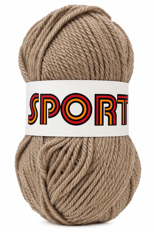 🧶 Falkgarn Sport 100 g – 171 Beige