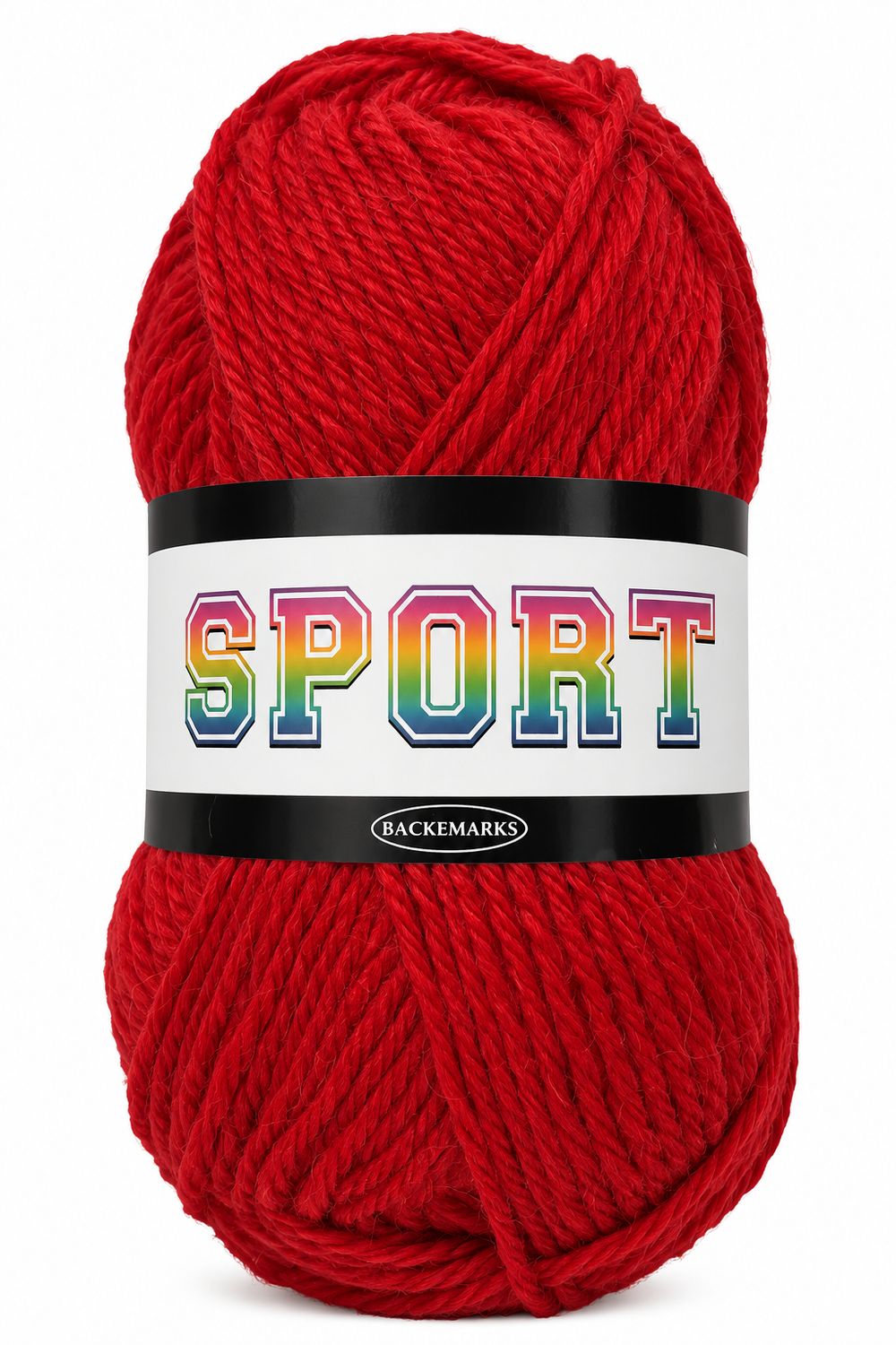 🧶 Falkgarn Sport 100 g – 351 Julröd