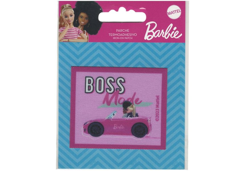 Fabric badge Barbie ca 64 * 58 mm