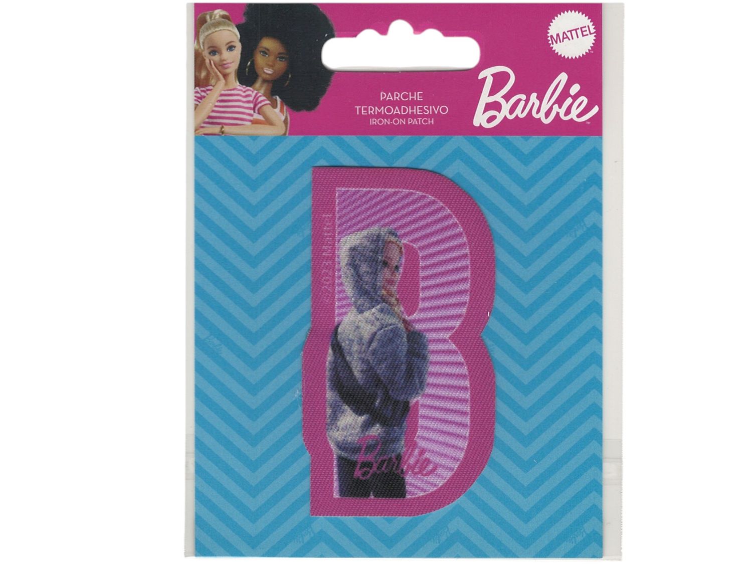 Fabric badge Barbie ca 40 * 70 mm