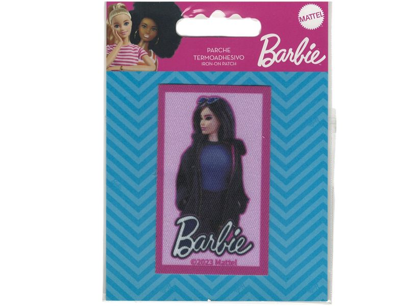 Fabric badge Barbie ca 44 * 69 mm