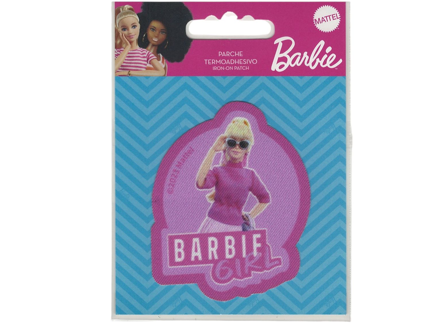 Fabric badge Barbie ca 50 * 70 mm
