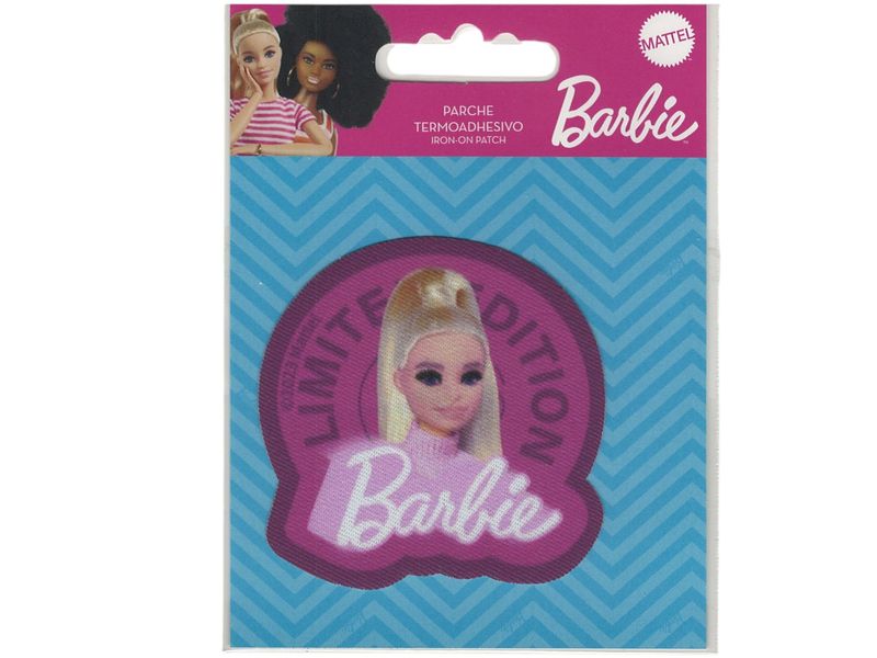 Fabric badge Barbie ca 61 * 65 mm