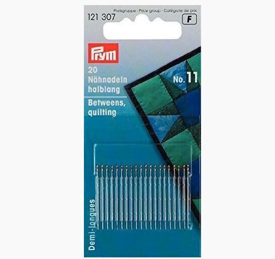 🧵 Prym quiltningsnålar nr 11 – 20 st
