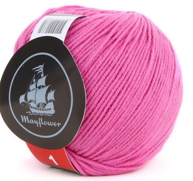 Mayflower Cotton 1 - Färg 126- Cerise Mayflower Cotton 1 - Färg 126- Cerise