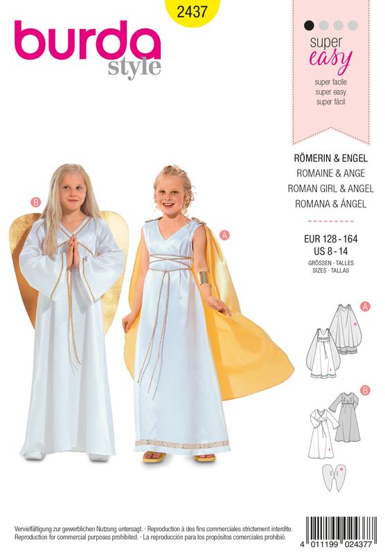 Burda 2437 - Roman Girl &amp; Angel