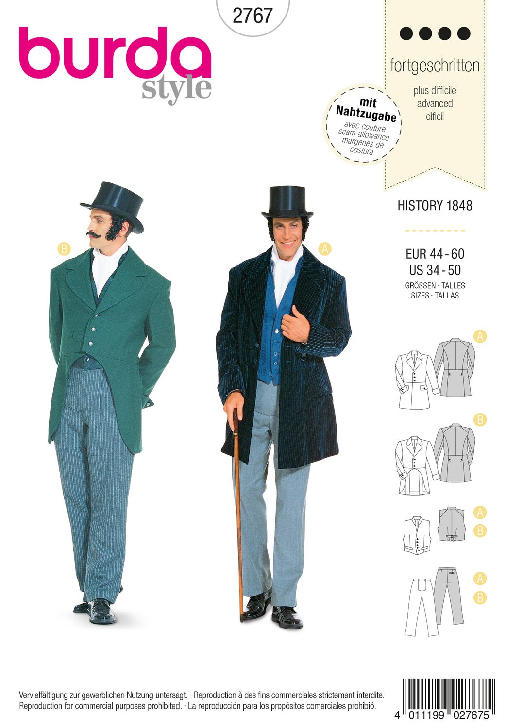 Burda 2767 - Historic 1848