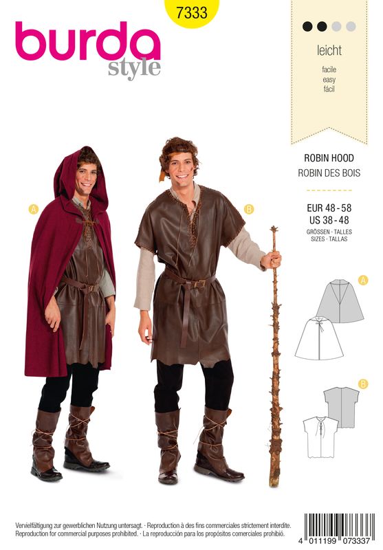 Burda 7333 - Robin Hood
