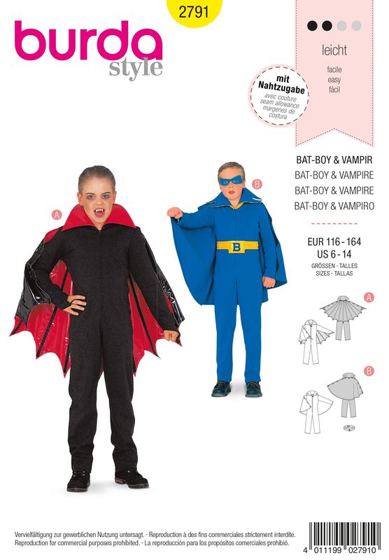 Burda 2791 - Batman &amp; Vampire