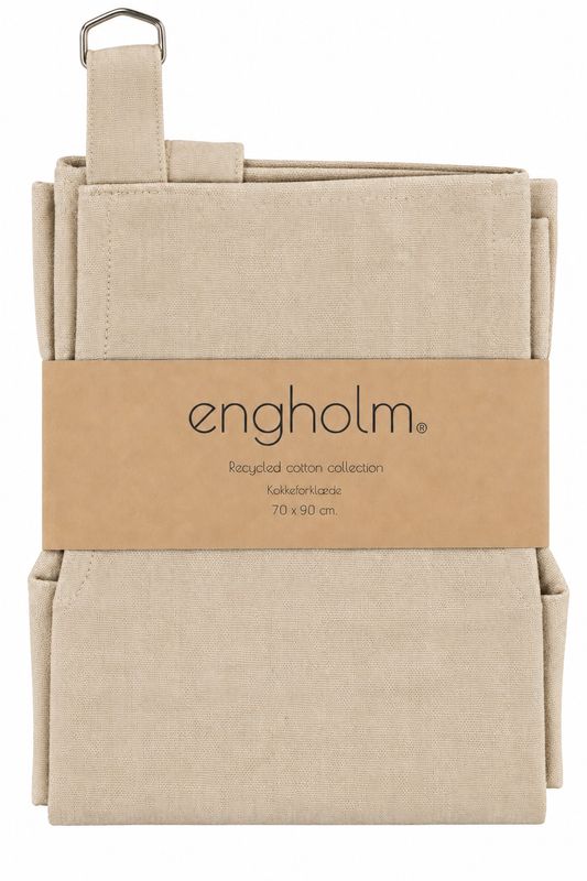Aprons in recycled cotton - beige