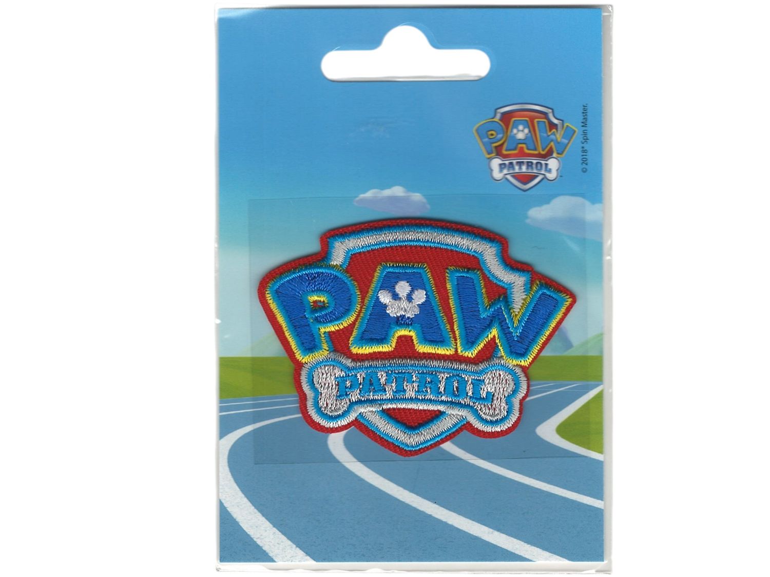 Tygmärke - Paw Patrol Logo – Stryk eller sy fast