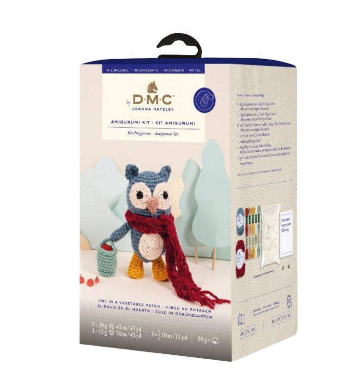 🦉🥕 DMC Amigurumi-kit – Uggla i grönsakslandet (Owl in a Vegetable Patch)