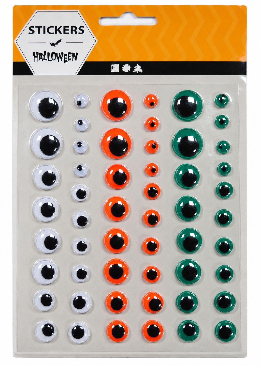 👀 Stickers Halloween Googly Eyes – ca 50 st