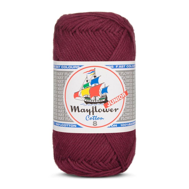 Mayflower Cotton Junior 8/4 - 1454 - Bordeaux Mayflower Cotton Junior 8/4 - 1454 - Bordeaux