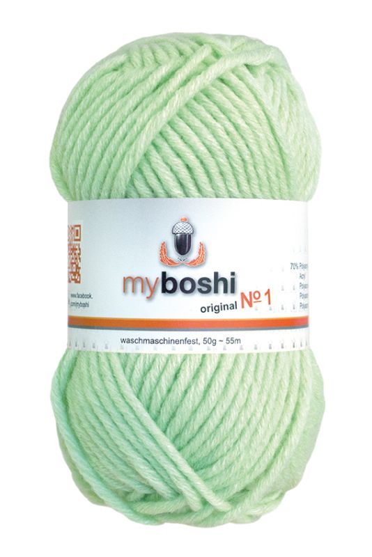 🧶 Myboshi Original No. 1 – 50 g - nr 127 - mintgrön