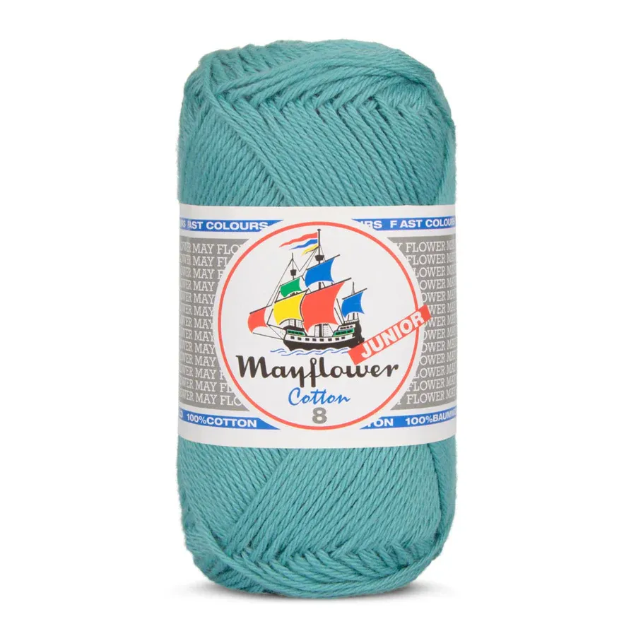 Mayflower Cotton Junior 8/4  - 127 - Mörk Aquamarine
