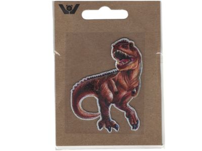 ❤️ Tygmärke - Dinosaurie "Allosaurus" ca 50 x 65 mm