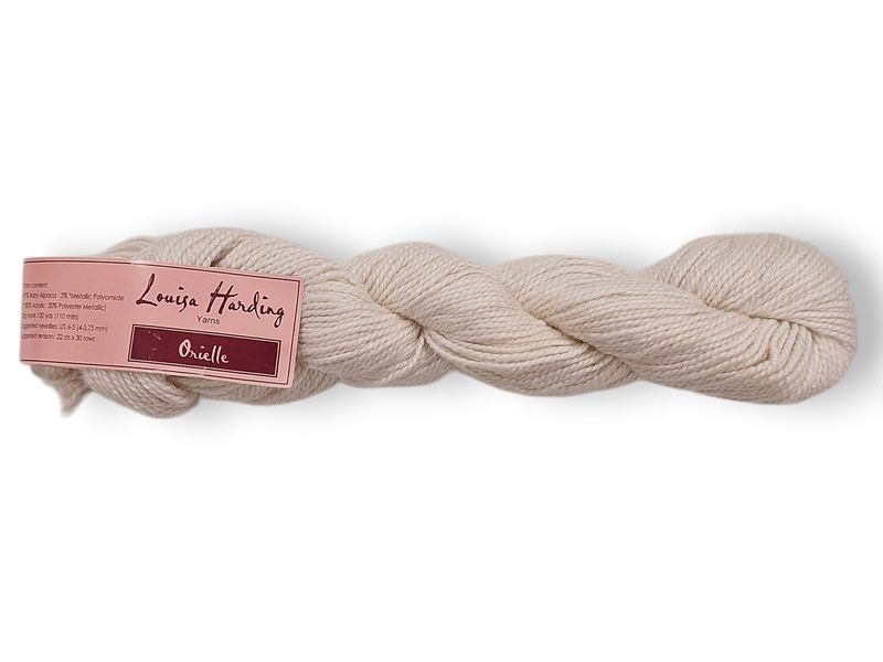 🧶 Louisa Harding Orielle garn - 01 - vit