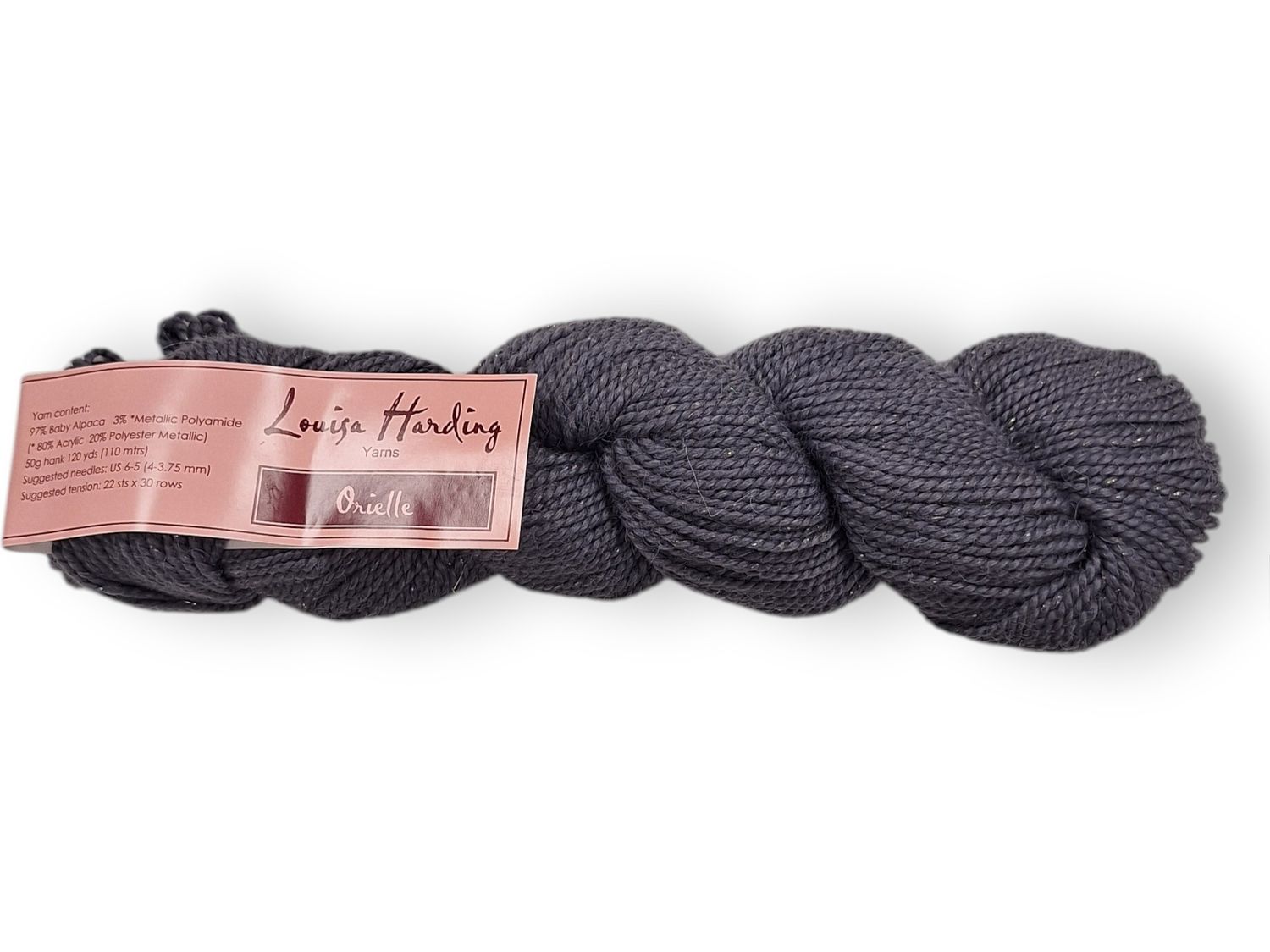 🧶 Louisa Harding Orielle garn - 15 - grå