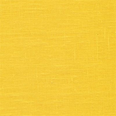 Linnetyg Samir gul – hellinne tyg metervara.