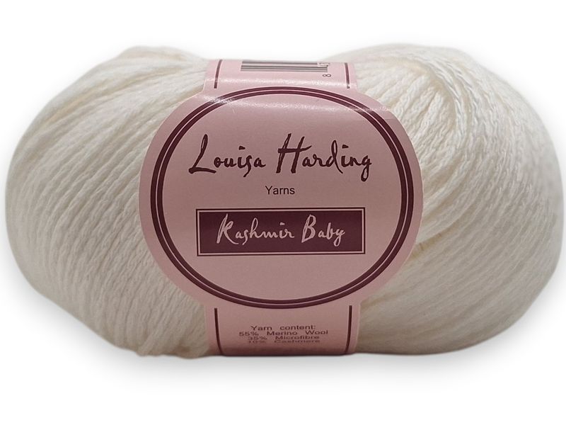 🧶 Louisa Harding Kashmir Baby 50 gr - 01 - creme