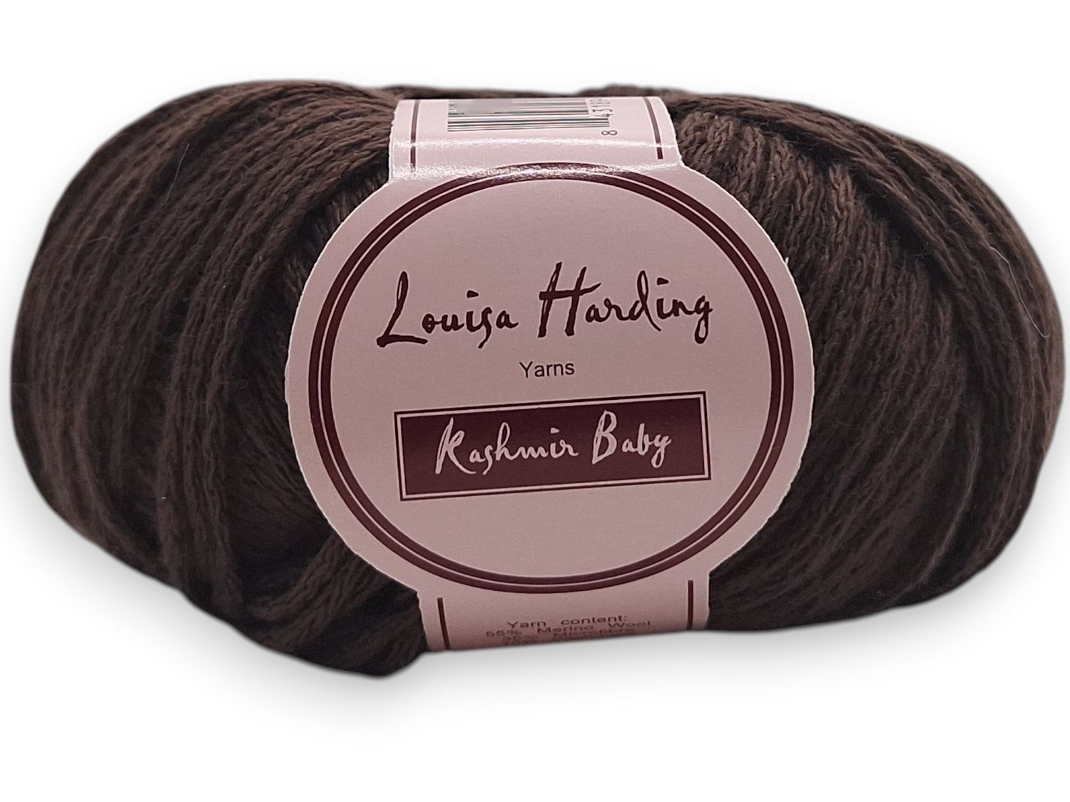 🧶 Louisa Harding Kashmir Baby 50 gr - 25 -brown